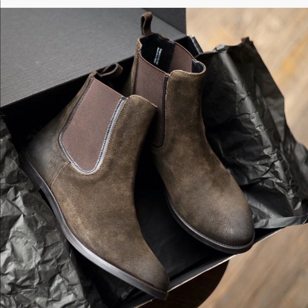 Thursday Boot Co Duchess in Dark Olive Suede
